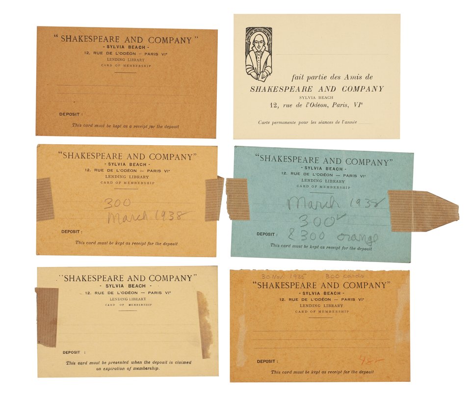 Collage of membership cards